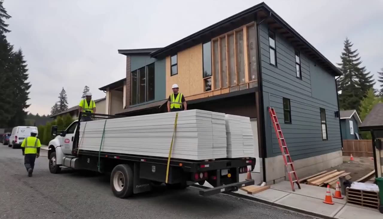 New home construction by ENF General Contracting in Everett, WA