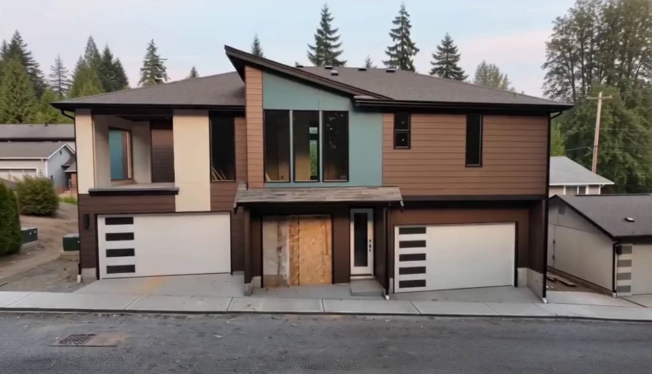 Finished home built by ENF General Contracting in Everett, WA