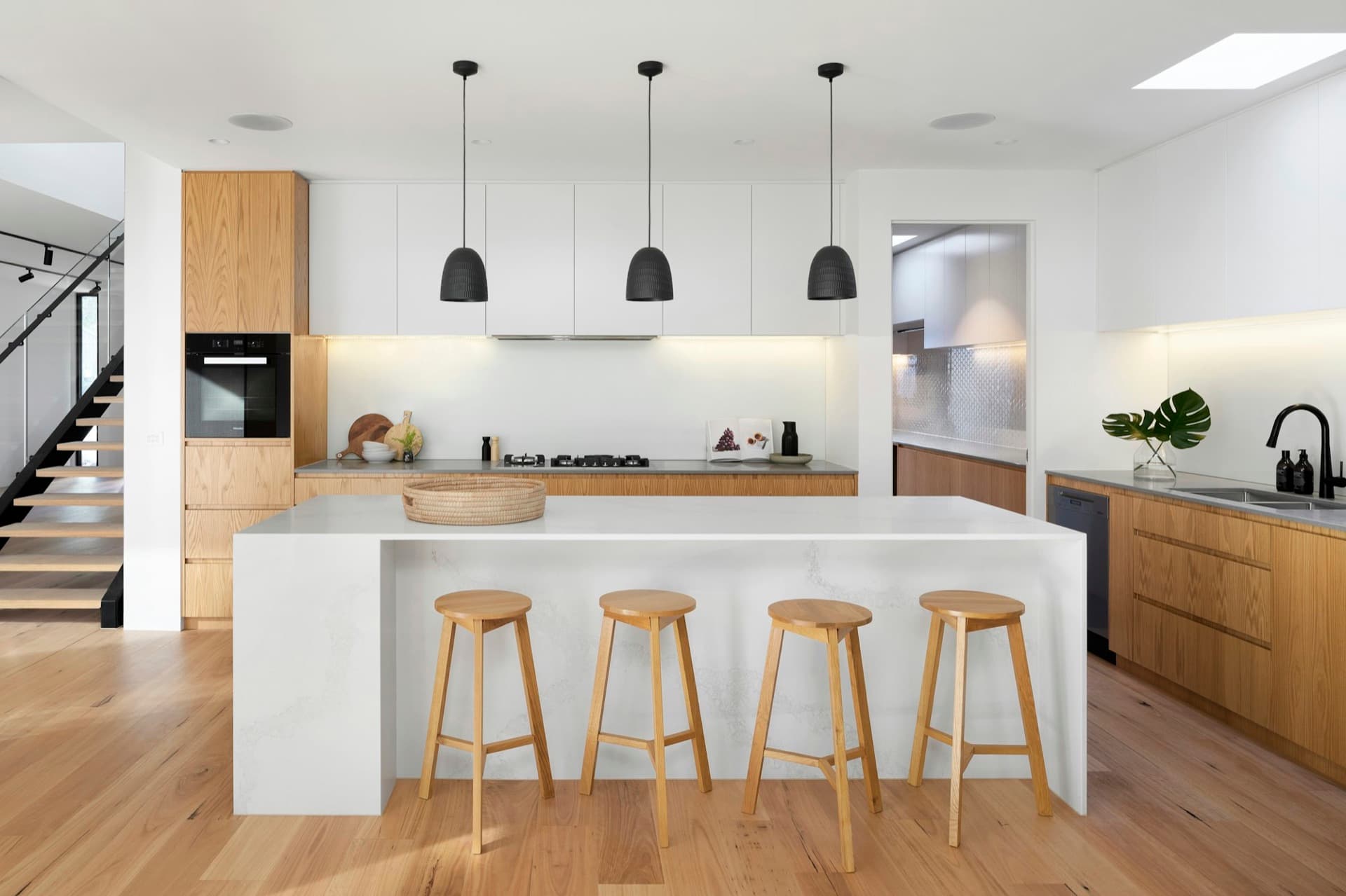 Custom kitchen cabinetry installed by ENF General Contracting