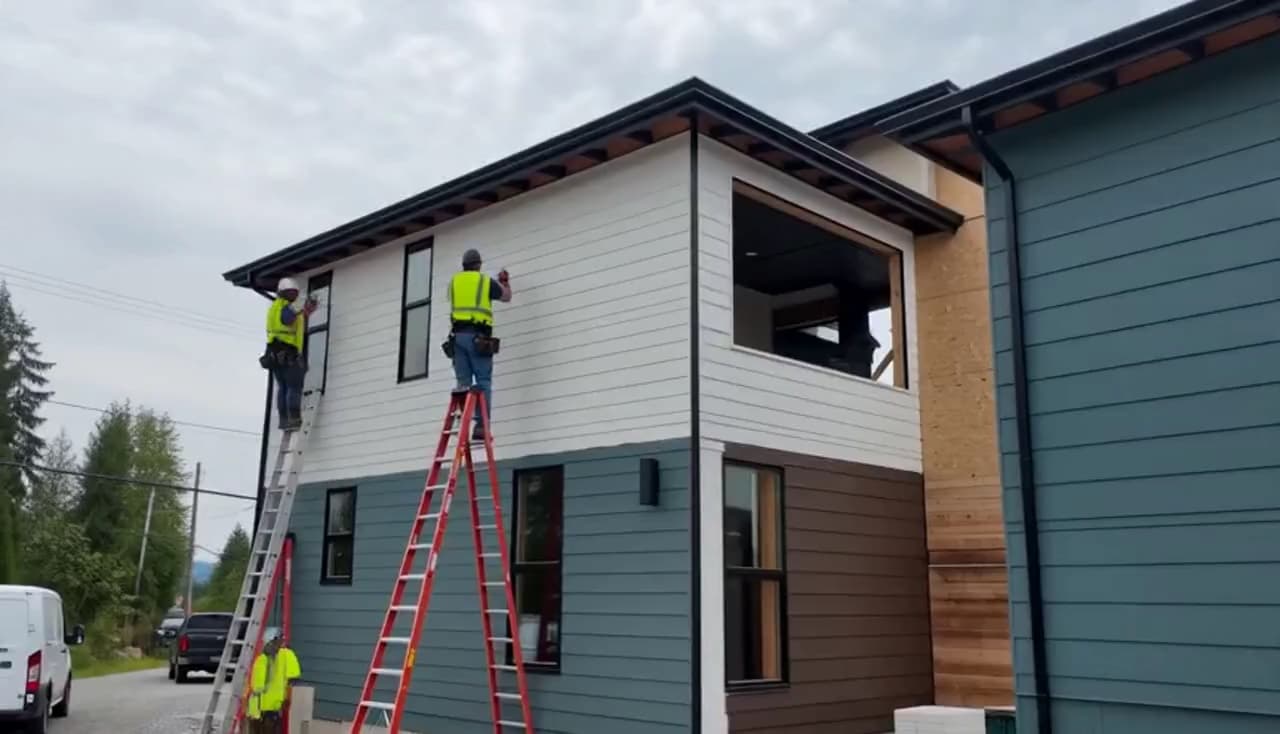Eduard and the ENF General Contracting crew on site in Everett, WA